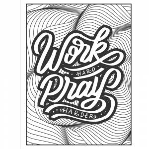 Простые раскраски для мотивационных вдохновляющих цитаты для взрослых