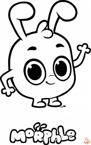 Получите в свои руки раскраски Cute Morphle