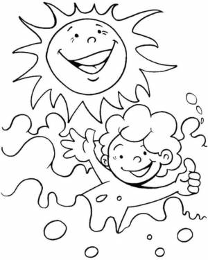 Summer Coloring Pages for Kids