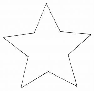 Раскраски Звезда для дошкольников