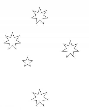 Раскраски Звезды   в формате
