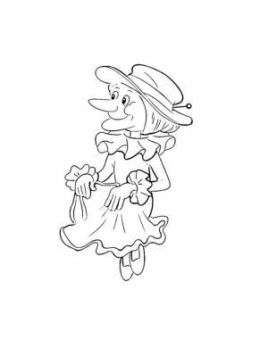 Раскраски Шапокляк