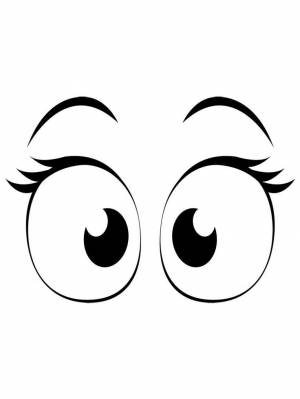 Раскраски Глаза
