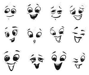 Улыбающиеся глаза рисунок