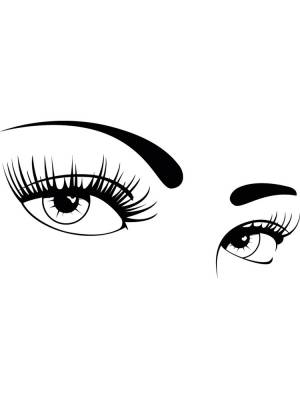 Трафареты Глаза