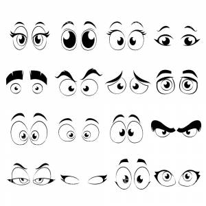 Раскраска глаза  и