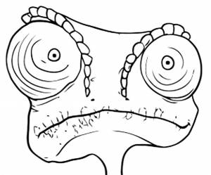 Раскраска глаза  и