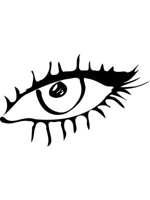 Трафареты Глаза
