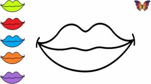 Как нарисовать ГУБЫ