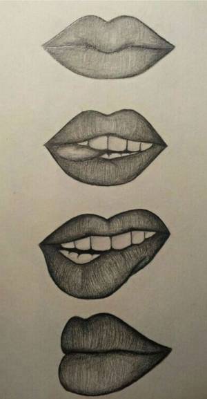 Idéias de boca Рисунки губ, Губы рисунки, Рисованиегуб, boca de anime feminino kawaii