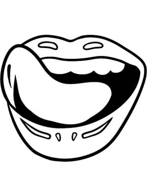 Раскраски Губы
