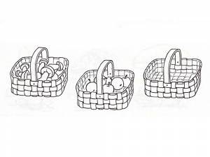 Раскраска Корзинка