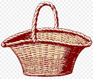 корзина для пикника, корзина, рисунок
