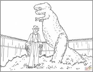 Раскраска Эдвард Руки-ножницы