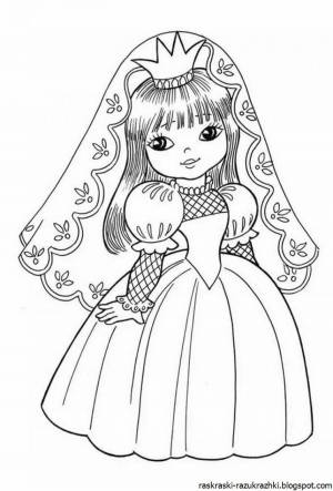 Раскраски Для детей 5 6 лет куклы