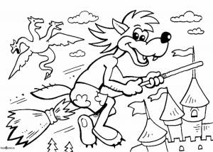 Раскраски Для детей 5 6 лет из мультиков