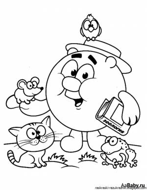 Раскраски мультфильмы для 5 лет