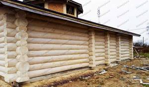 Баня из бревна 9,2х13,7 в д