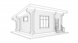 Баня раскраска