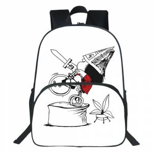 Рюкзак Mafalda большой емкости, модная многофункциональная школьная сумка для мальчиков и девочек, комиксы для косплея, повседневный ранец