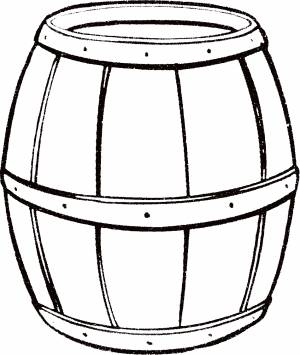 Как нарисовать бочку