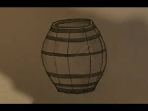 Учимся рисовать бочку