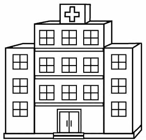 Раскраска Больница