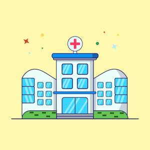 Больница рисунок