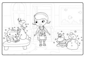 Раскраска Больница