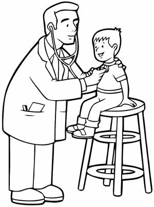 Раскраска Больница