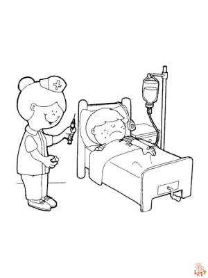 Раскраски Больница