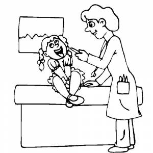 Раскраска больница