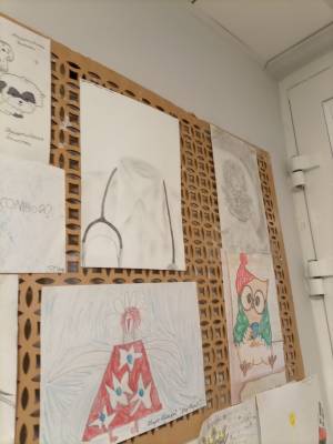 Рисунки деток, выписавшихся из больницы