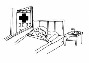 Раскраски Больница