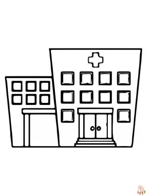 Раскраски Больница