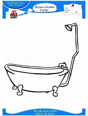 Ванни раскраска