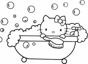 Раскраска Ванна