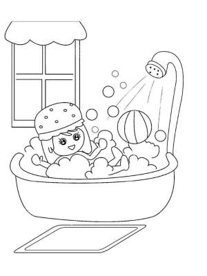 Раскраски Ванна
