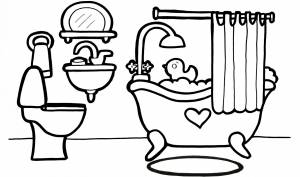 Ванна раскраска