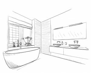 Ванна раскраска