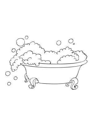 Раскраски Ванна