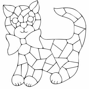Аппликация кот