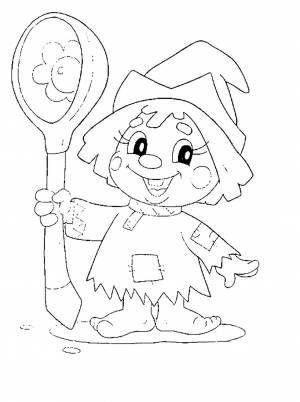 Раскраска Домовой