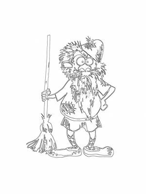 Раскраски Домовой