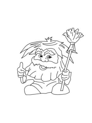 Раскраски Домовой