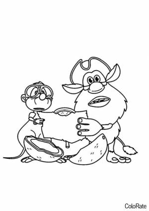 Раскраска В поисках сокровищ