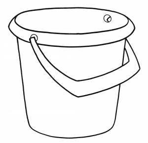 Раскраска Ведро
