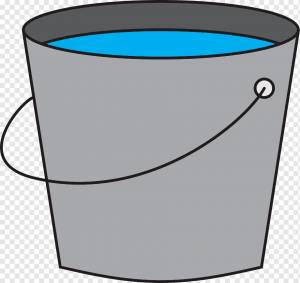 ведро воды png
