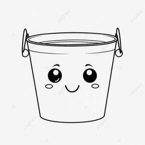 рисунок милый ведра с наброском глаз вектор PNG , рисунок крыла, рисунок глаз, рисунок ведра PNG картинки и пнг рисунок для й загрузки