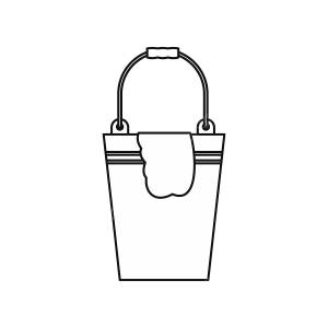 ведро с тряпкой PNG , ведро, тряпка, икона PNG картинки и пнг рисунок для й загрузки